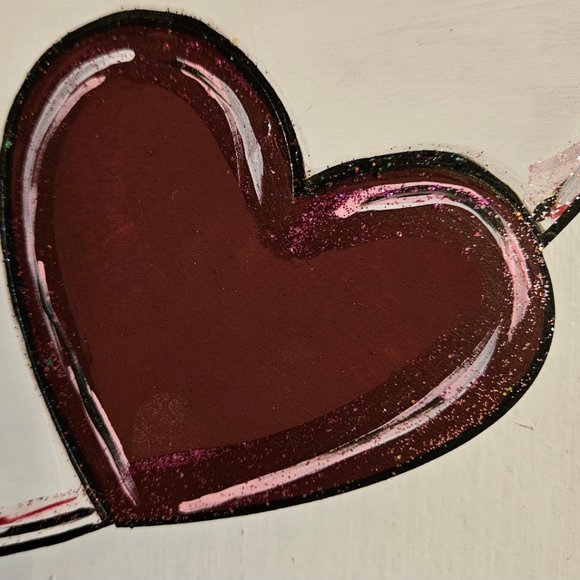 COPY - Valentine's Day Door Hanger, Scrabble Tile Sign, Game Room Decor - Picture 10 of 10